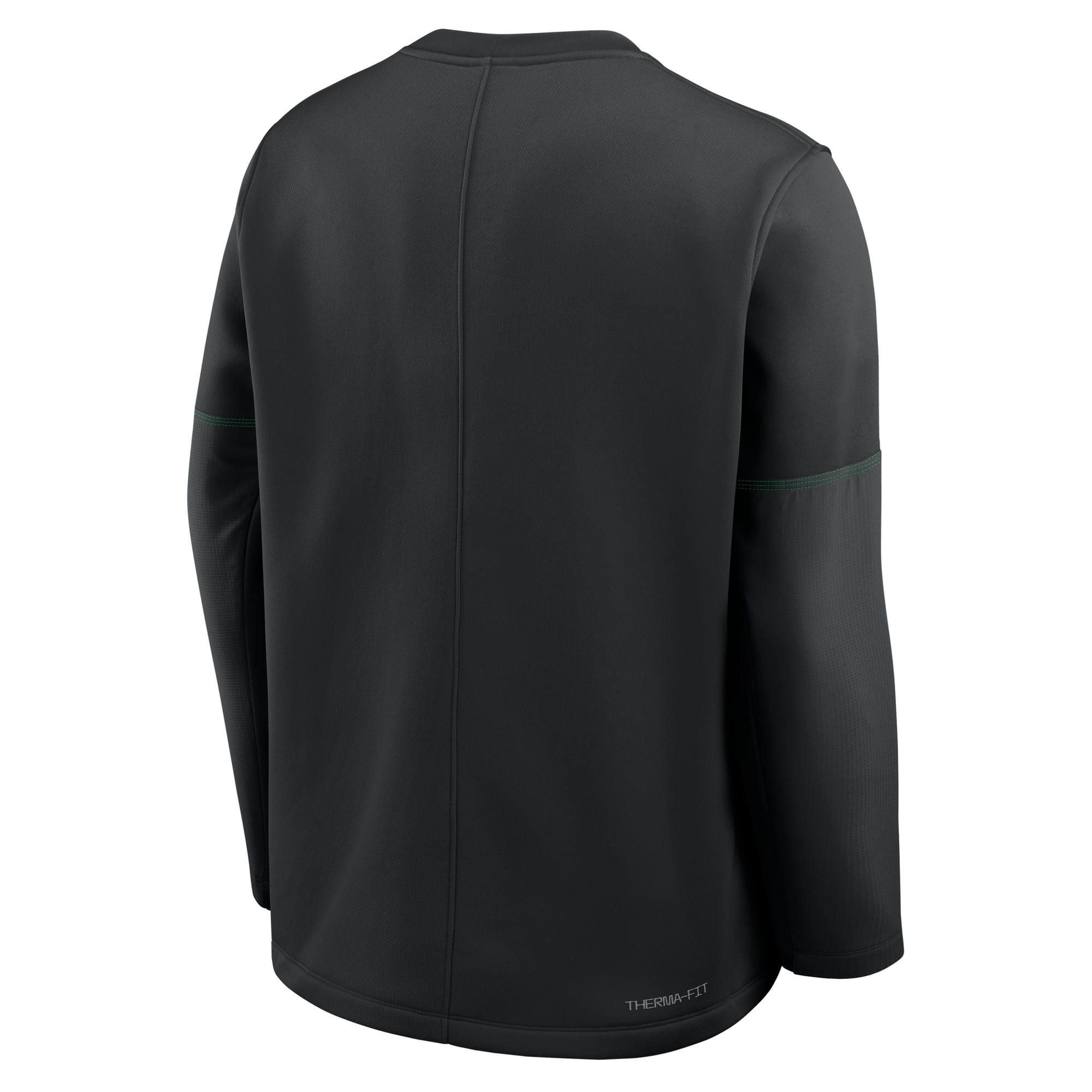 Men's Nike Green Oregon Ducks 2026 Sideline Coaches Therma-FIT Long Sleeve Top